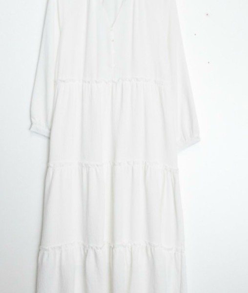 Robes 3 plis blanches