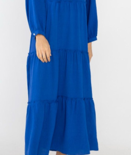 Robes 3 plis bleues
