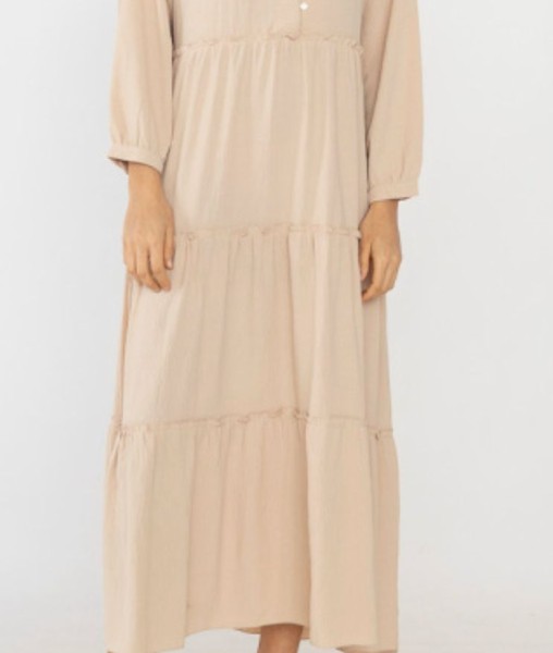 Robes 3 plis beiges