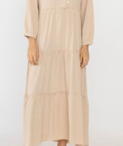 Robes 3 plis beiges